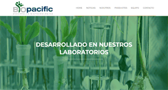Desktop Screenshot of biopacific.cl